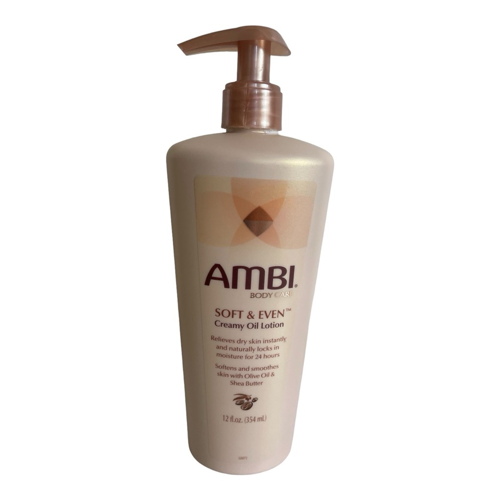 Ambi Body Care Soft & Even Creamy Oil Lotion 12 fl oz Pump New
